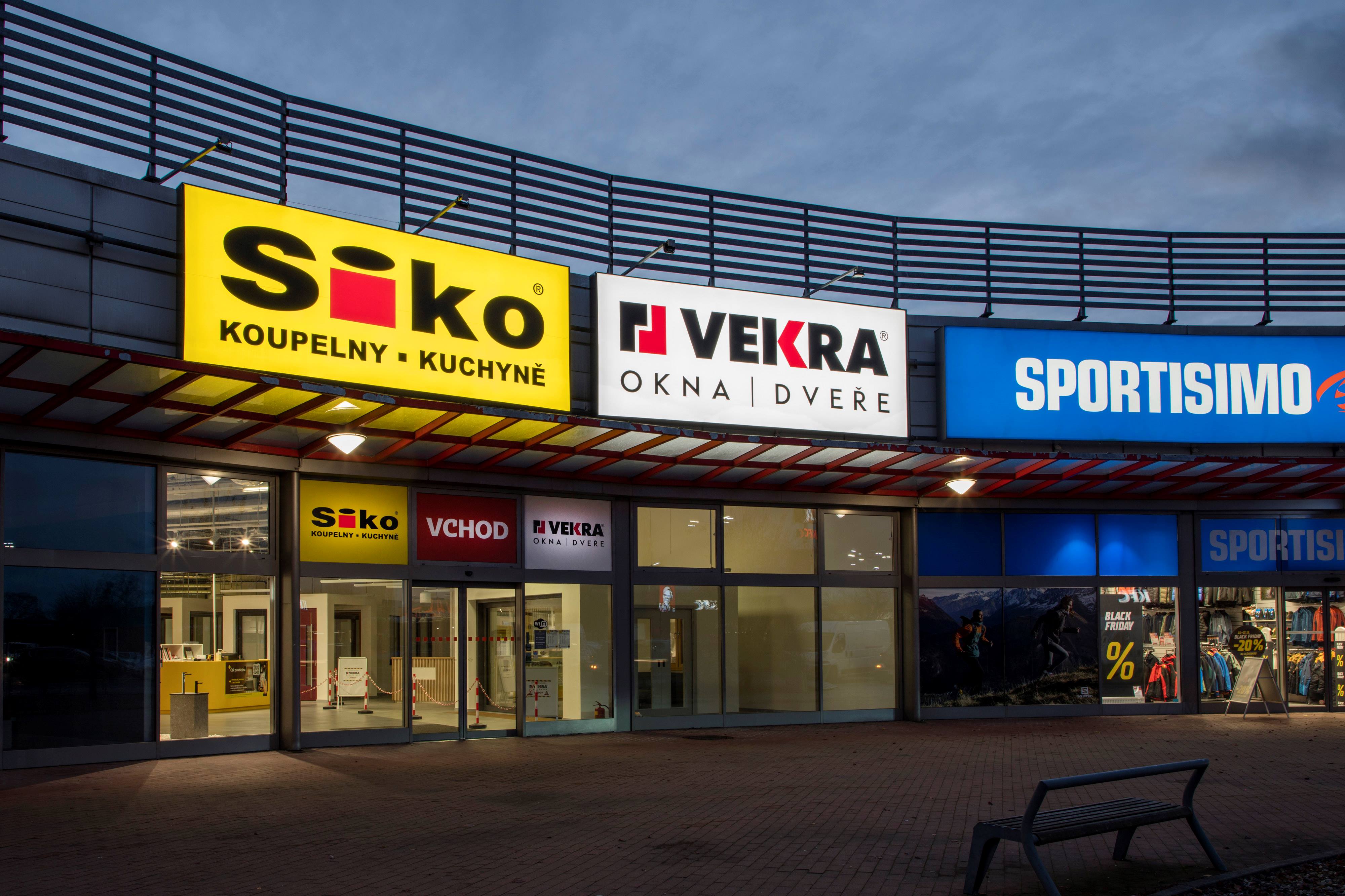 Okna a dveře VEKRA - showroom Zlín