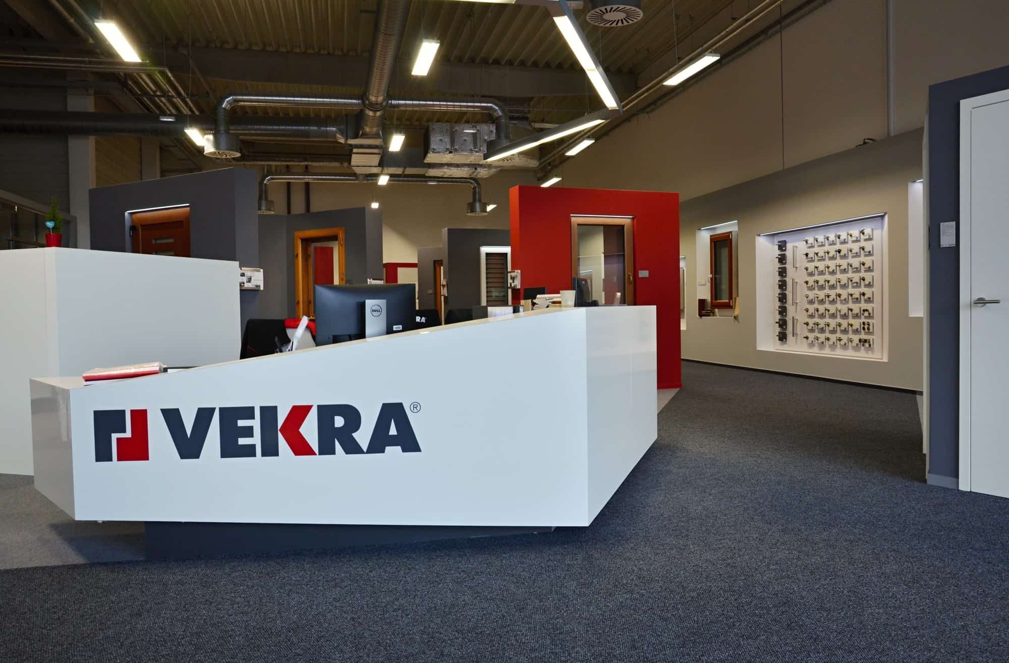 Okna a dveře VEKRA - showroom Olomouc