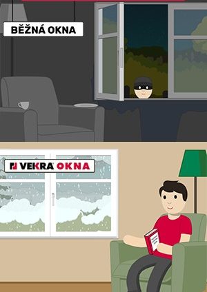 Reklama VEKRA okna